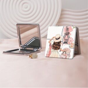 Chic Parisian Compact Makeup Mirror (Buyers choice 1, 2, or 3).